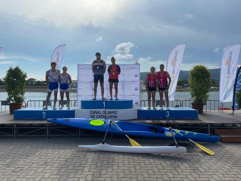 Podios navarros en el Campeonato de Cataluña de Velocidad 200 metros en aguas tranquilas